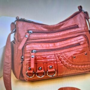 Stylish Red Shoulder Bag